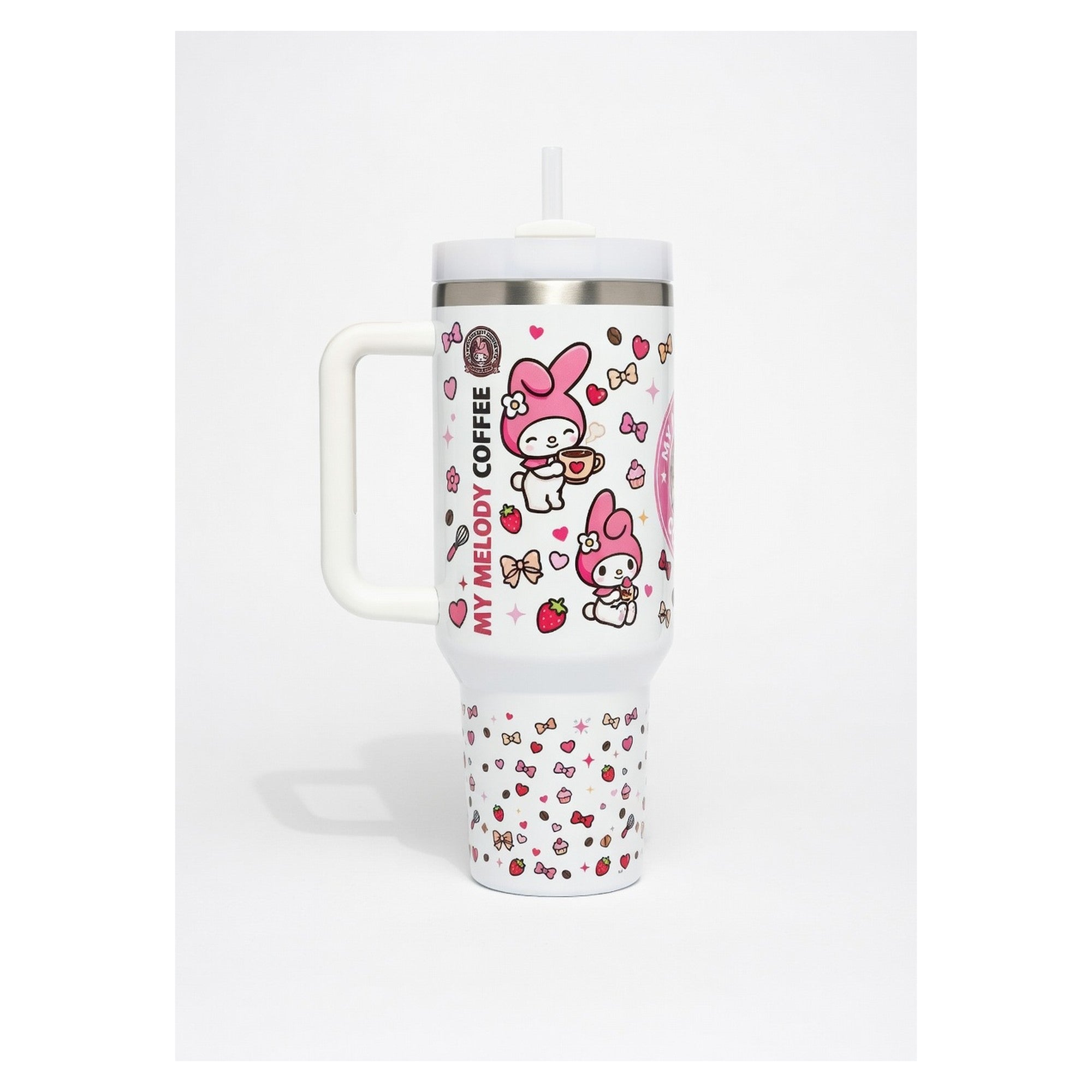 Vaso Tumbler Térmico 40oz – Diseño My Melody Sanrio Rosa