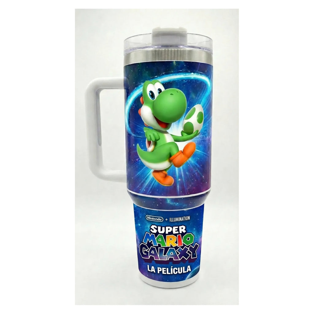 Tumbler térmico 40 oz Super Mario Galaxy acero inox