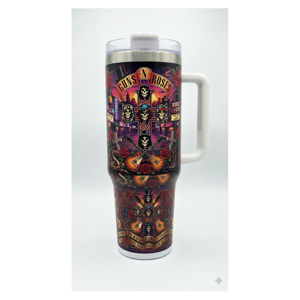 vaso térmico tumbler 40oz guns n roses appetite
