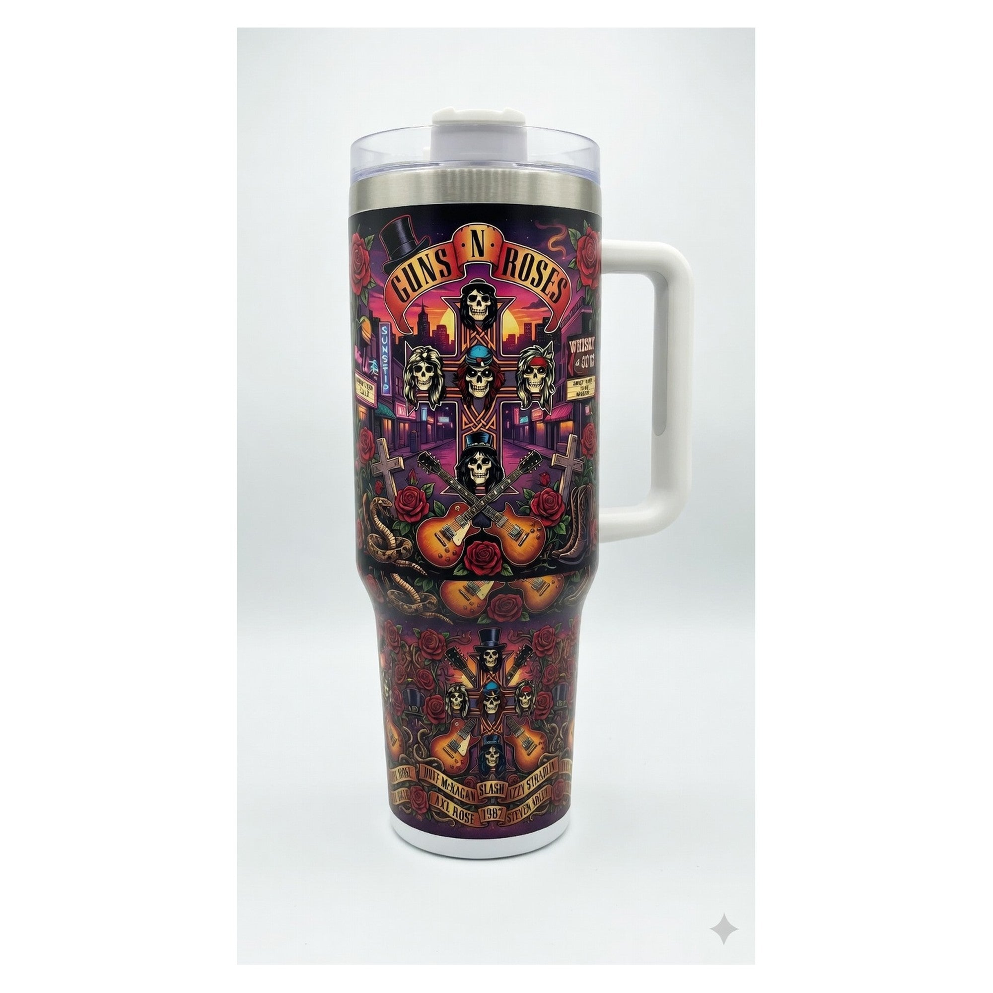 vaso térmico tumbler 40oz guns n roses appetite