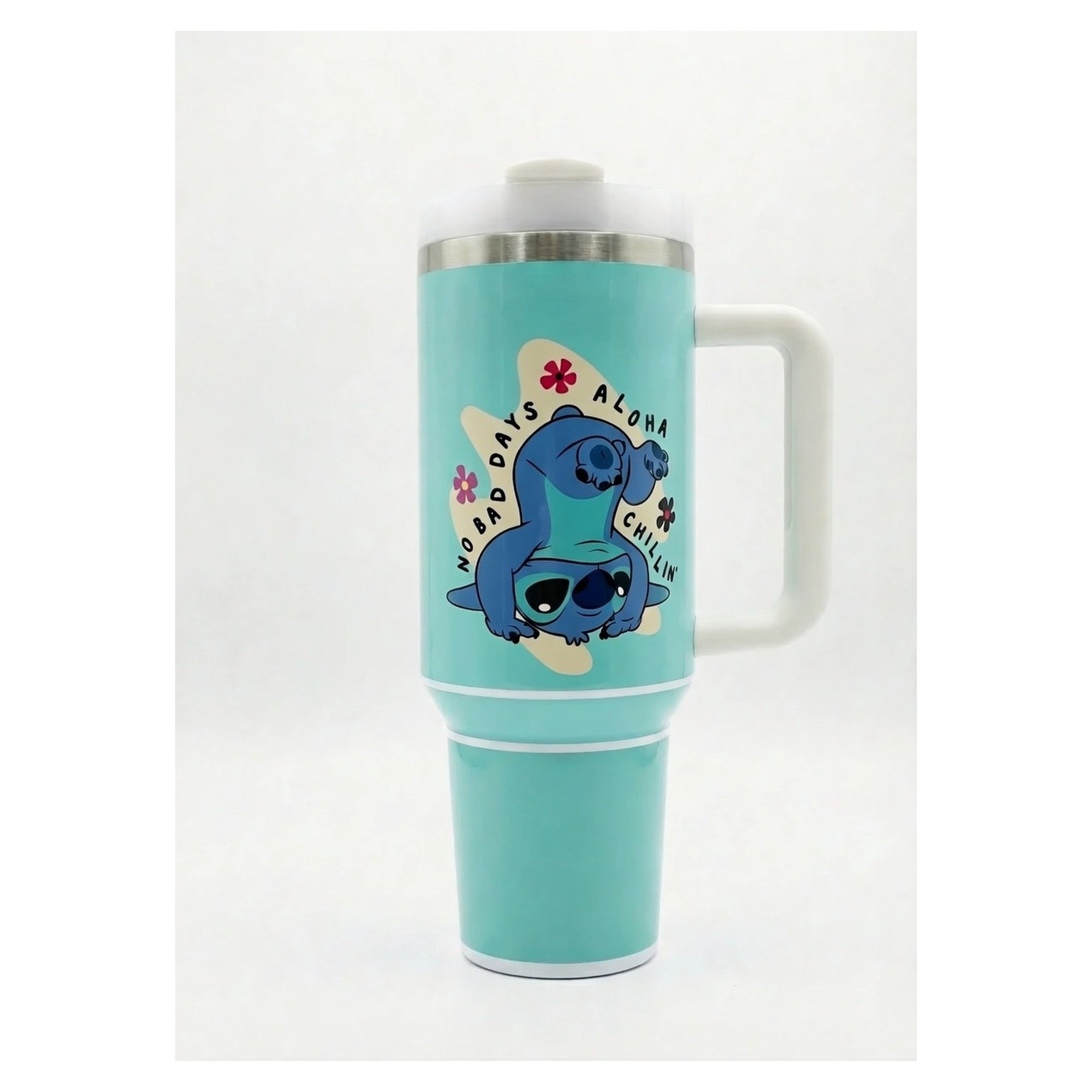 Vaso Tumbler Térmico 40oz – Stitch “Aloha Chillin’”