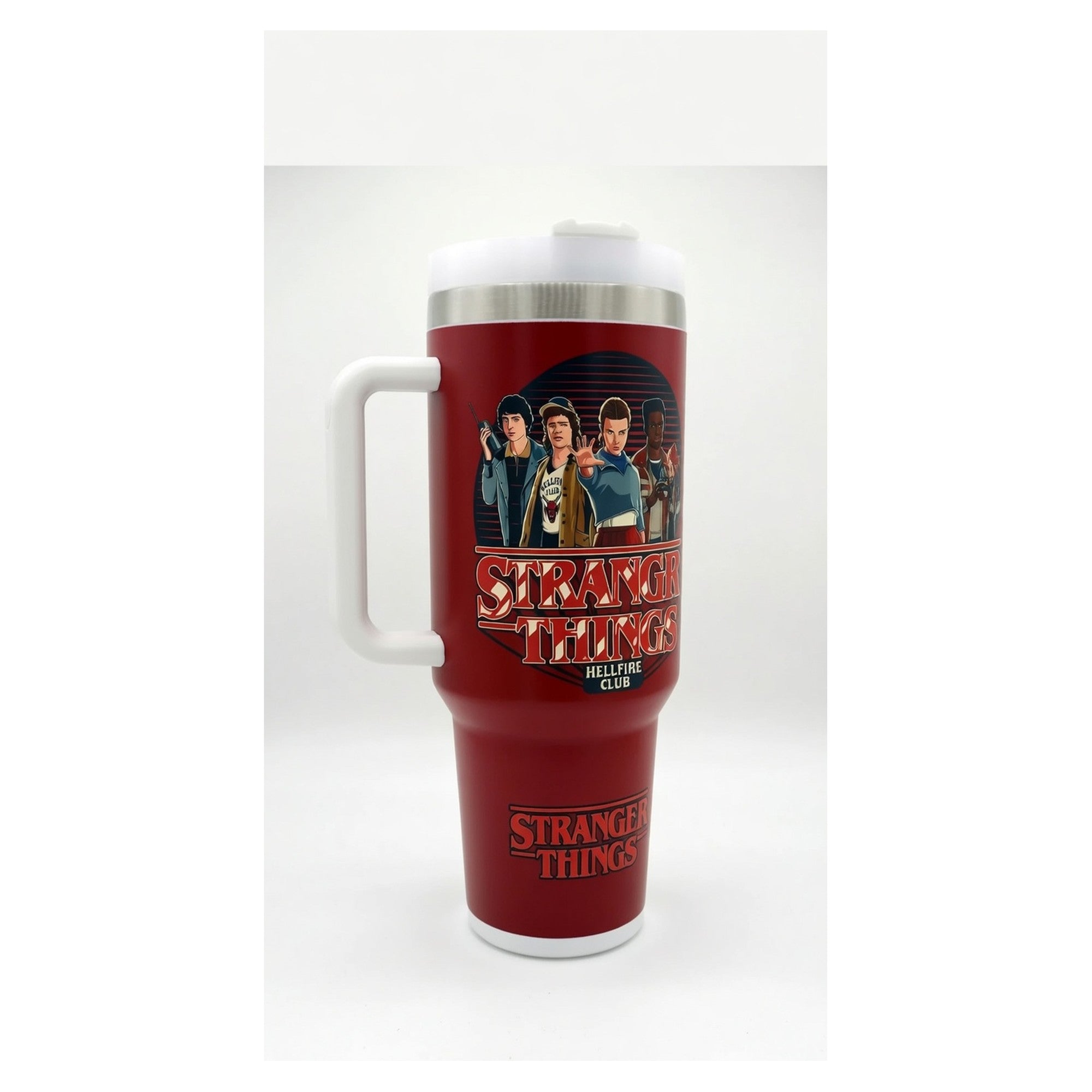 Vaso térmico 40 oz stranger things hellfire club acero inox