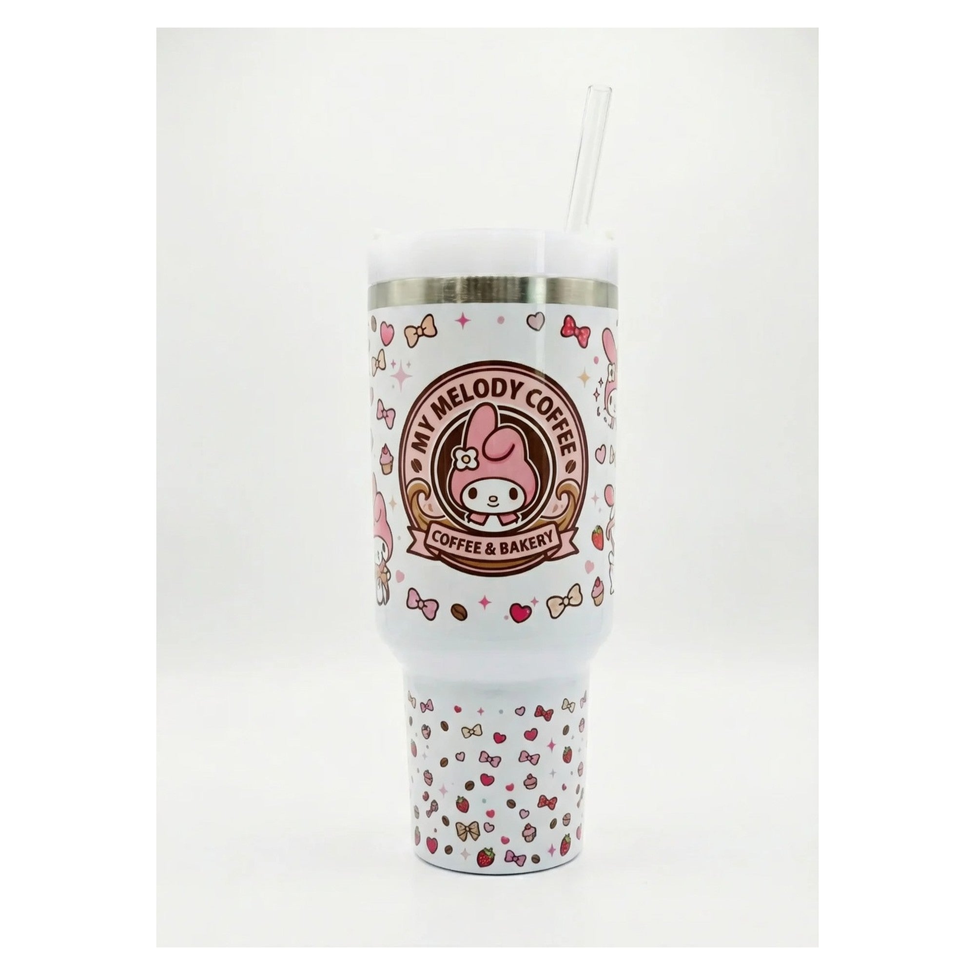 Vaso Tumbler Térmico 40oz – Diseño My Melody Sanrio Rosa
