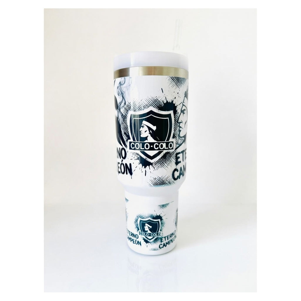 Tumbler vaso térmico colo colo 40 fl oz exclusivo