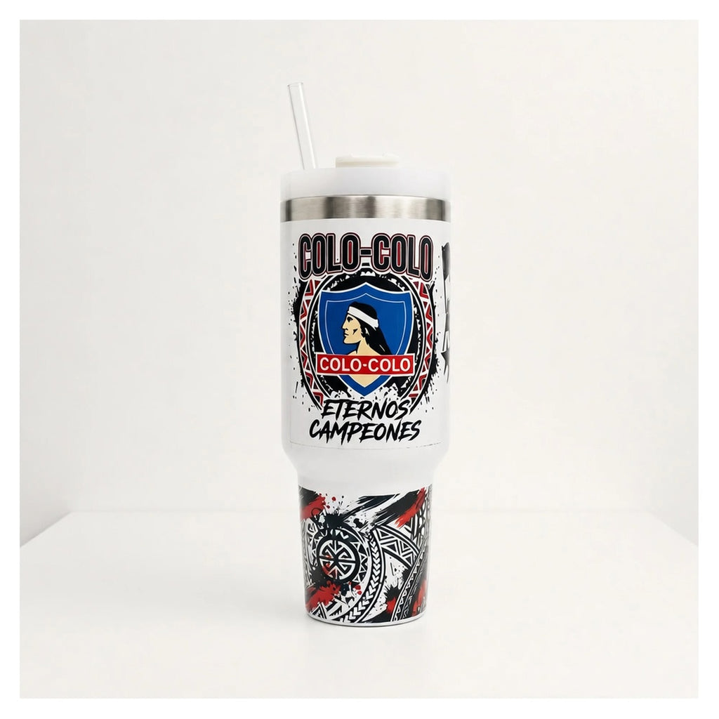 Vaso Tumbler Térmico 40oz – Colo-Colo “Eternos Campeones”