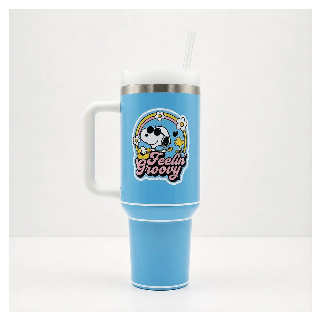 Vaso Tumbler Térmico 40oz – Snoopy “Feelin’ Groovy”