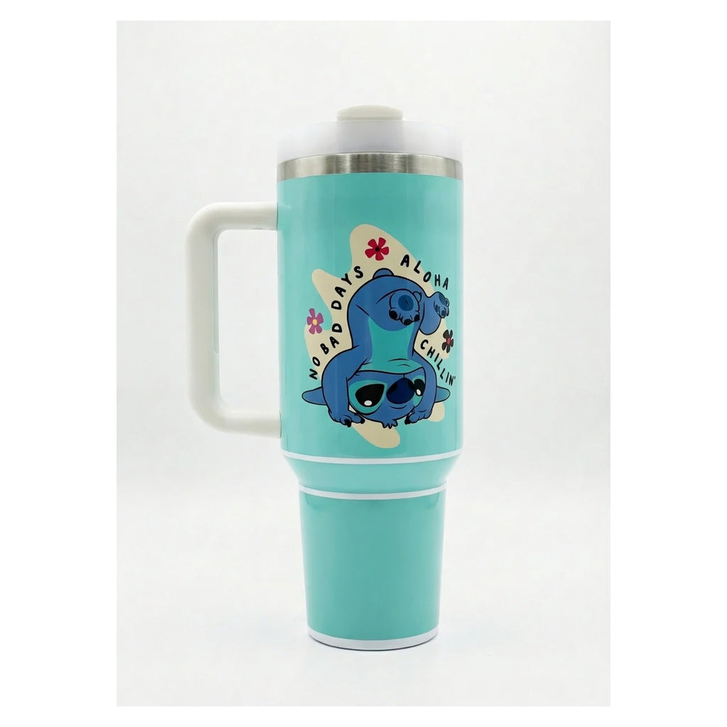 Vaso Tumbler Térmico 40oz – Stitch “Aloha Chillin’”