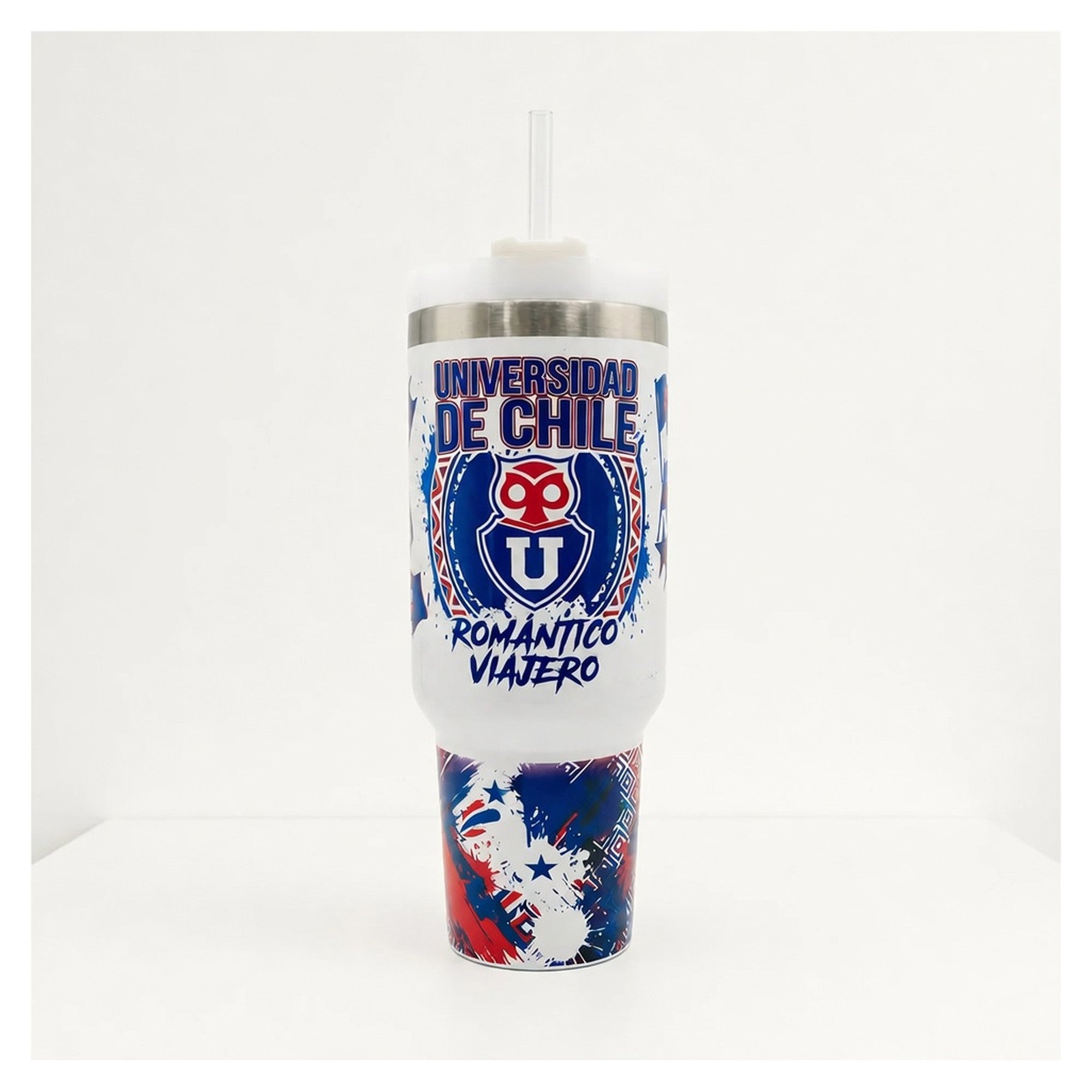 Vaso Tumbler Térmico 40oz – Universidad de Chile “Romántico Viajero”